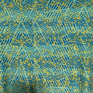 LuLaRoe Leggings Blue/Green Design Tall & Curvy